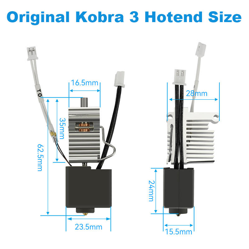 애니큐빅 코브라 3 V2 콤보 3D 프린터용 핫엔드 키 - Hotend Assembly 리뷰 및 가격