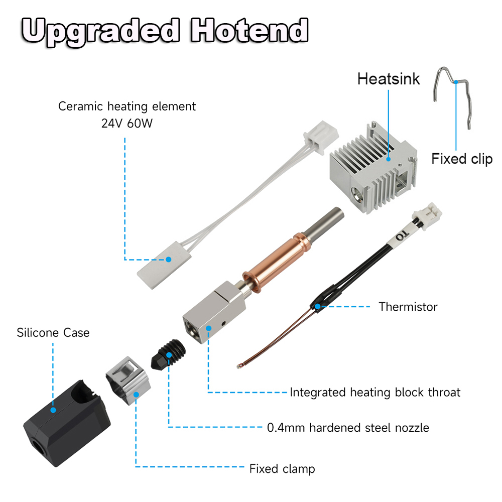 애니큐빅 코브라 3 V2 콤보 3D 프린터용 핫엔드 키 - Hotend Assembly 리뷰 및 가격