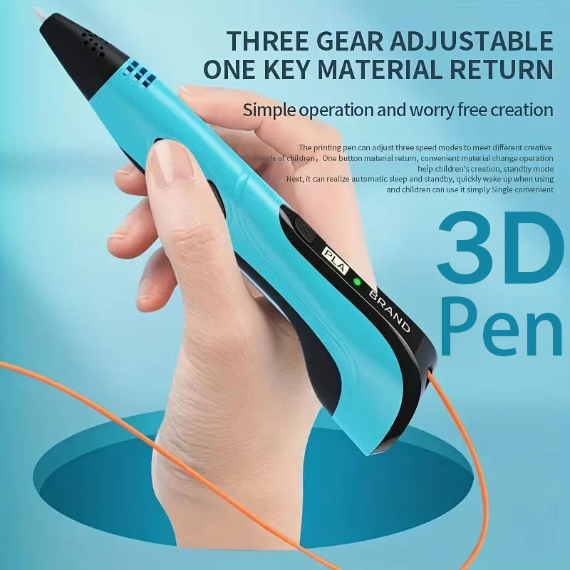 어린이용 오리지널 3D 펜, LCD 화면이 있는 3D  - Pla Filament 리뷰 및 가격