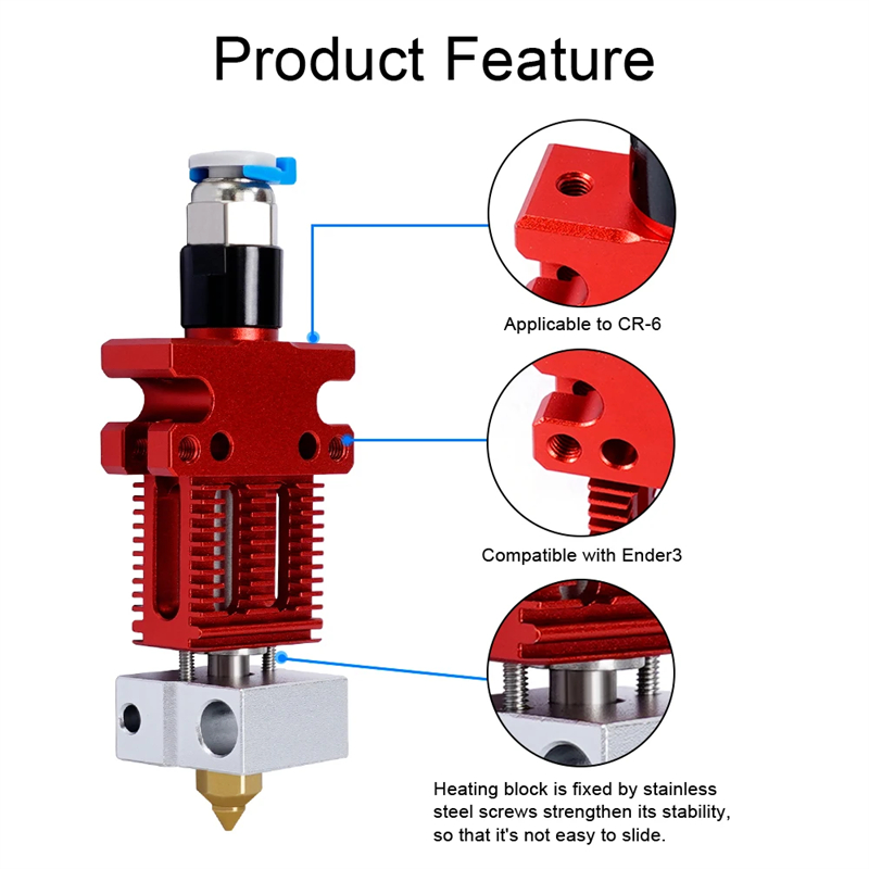 3D 프린터 부품 CR6 SE J-헤드 조립 프린트 헤 - Direct Drive Extruder 리뷰 및 가격