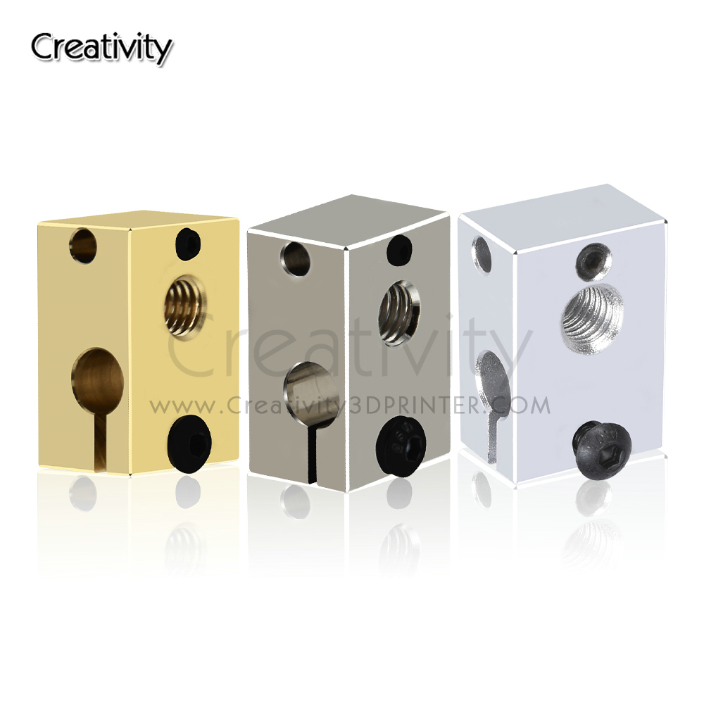 V6 PT100 히터 블록 도금 구리 황동 3D 프린터 - Direct Drive Extruder 리뷰 및 가격