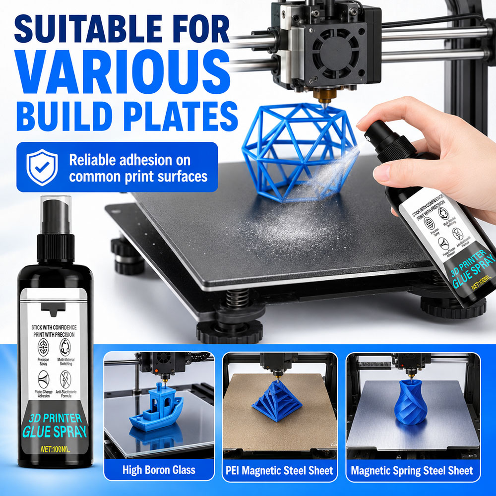 100/200ml 강력한 3D 프린터 접착제 스프레이  - Petg Filament 리뷰 및 가격