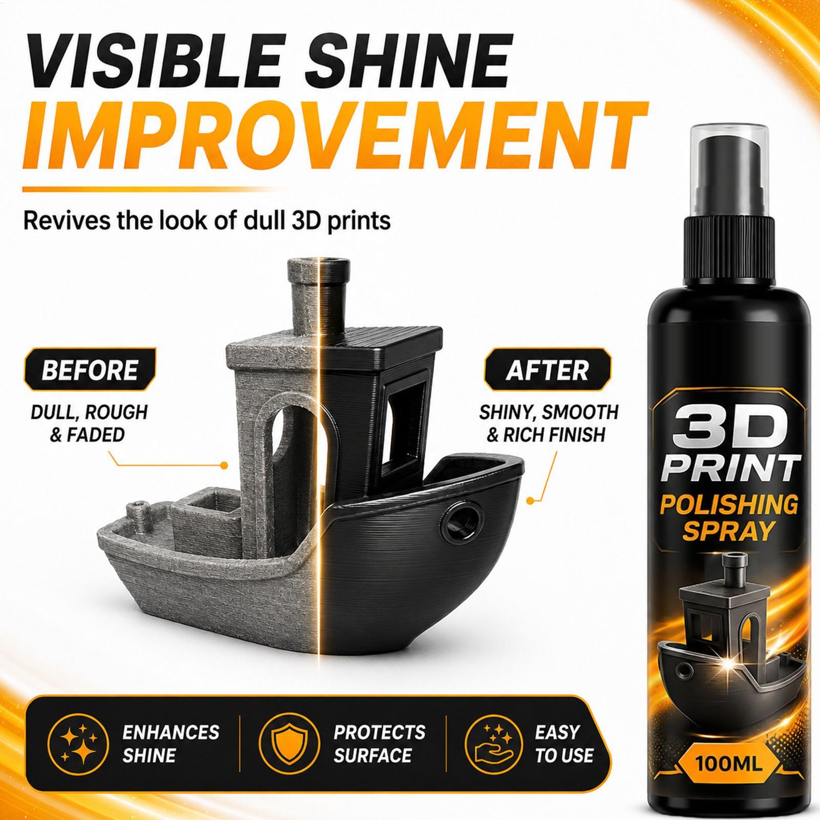 3D 프린트 폴리싱 스프레이 100ml PLA,ABS, - 3D Printer Stand 리뷰 및 가격