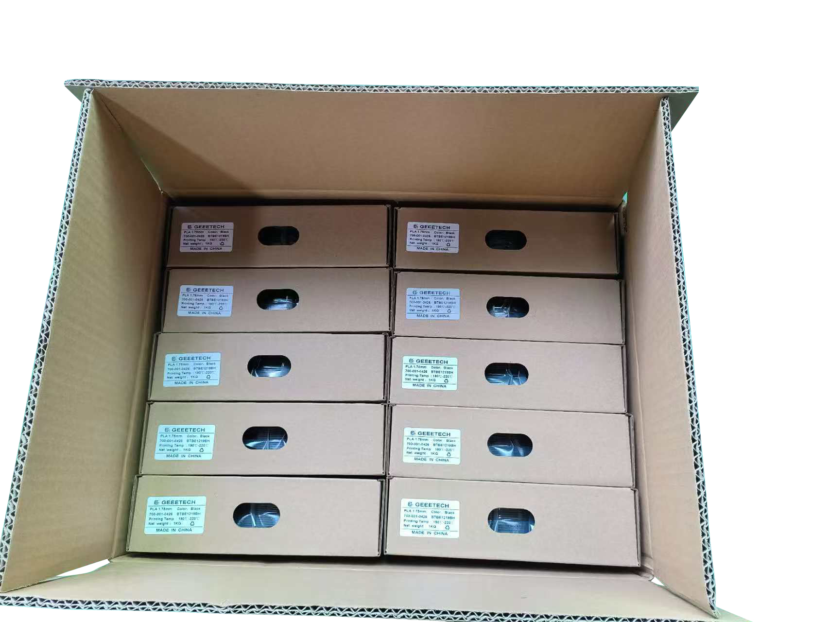 GEEETECH 10Kg 한 상자 매트/PETG/실크  - Filament 1.75 리뷰 및 가격